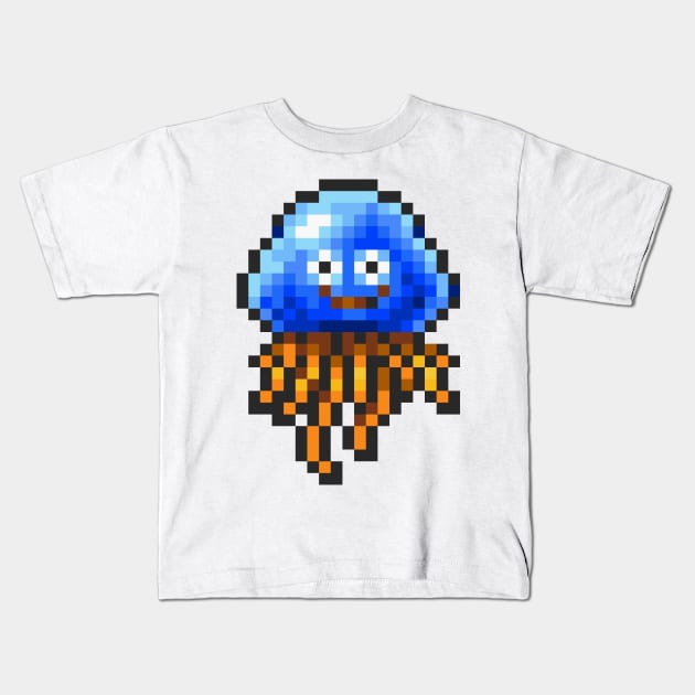 Healing Slime Sprite Kids T-Shirt by SpriteGuy95